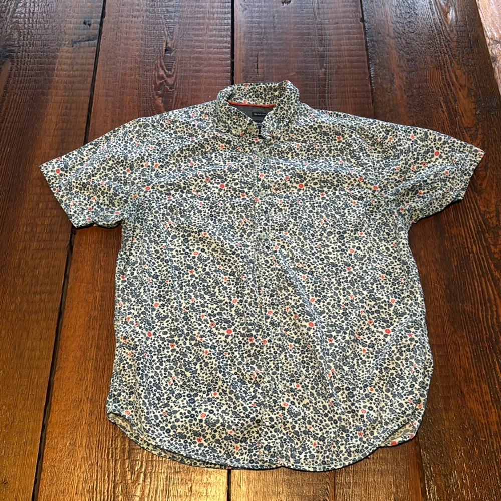 Geometrix Maximalist Floral Button Up